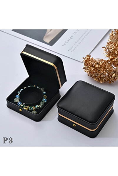 Choice صندوق أساور مكون من قطعة واحدة وصندوق مجوهرات مكون من قطعة واحدة وصندو...