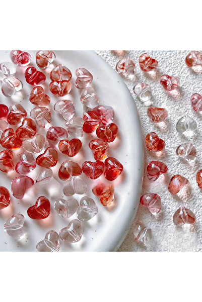 Choice 30 قطعة من الخرز الأحمر، مقاس 10*12 مم، عصري، متعدد الألوان، خرز الحب،...