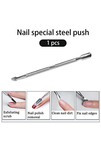 Choice1 1 قطعة 1/3 قطعة من أداة دفع البشرة من الفولاذ المقاوم للصدأ لإزالة ال...