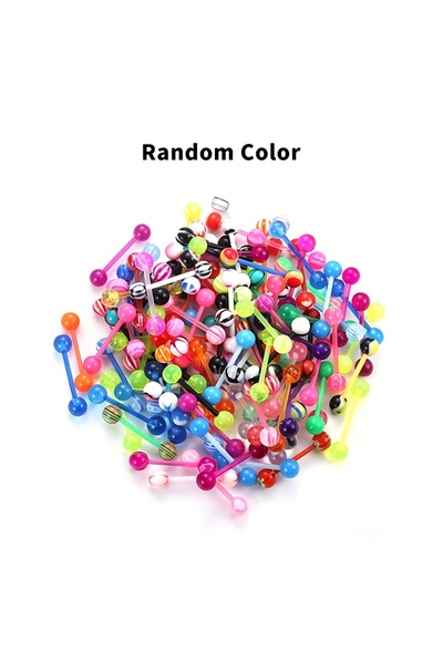 Choice مجموعة من 10 قطع من قضبان الأكريليك الملونة بشكل عشوائي، 100/50/30/10 ...