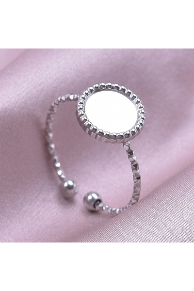 Choice J305-S 5 قطع معدنية قصيرة عالية الجودة بلون فضي بدون بهتان وفتحة حلقة ...