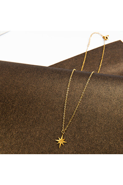 Choice عقد جديد من ستار-جولد على شكل نجمة وشمس من الفولاذ المقاوم للصدأ 316 ل...