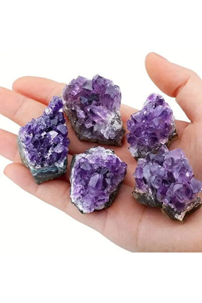 Choice 2 قطعة عشوائية 2/5/10 قطع حجر طاقة علاج الجمشت الطبيعي الأرجواني حجر ا...