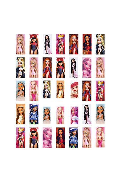 Choice Set1 1 Sheet Cute Girl 3D Nail Stickers Self Adhesive Transfer Sliders...
