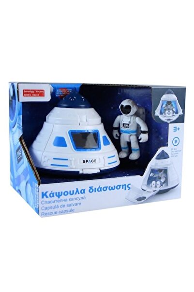 OEM Space Rescue Capsule with Astronaut Figure and Light, White