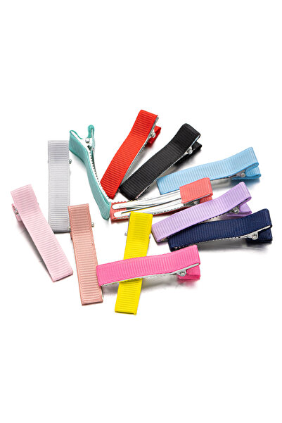 Choice مزيج 20 قطعة / الوحدة متعدد الألوان شقة التمساح الشريط مشابك الشعر DIY...