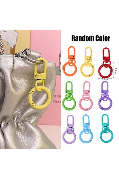 Choice 1pc solid color-ramdom 1-10pcs Colorful Doughnut Alloy Lobster Clasp H...