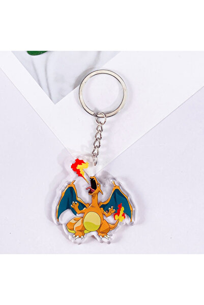 Miniso سلسلة مفاتيح سيارة أكريليك لطيفة على شكل بوكيمون بطول 5 سم، ملحقات حقي...