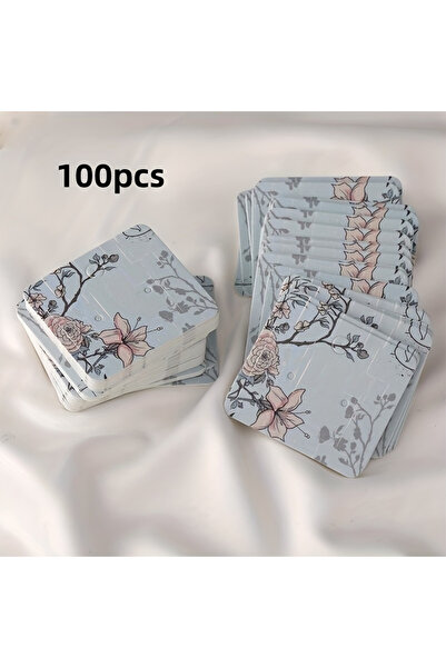 Choice 100 قطعة من أقراط الزهور والطيور الملونة المصنوعة من الورق المقوى DIY ...