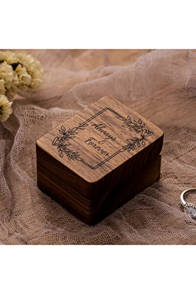 Choice صندوق خاتم Always-Forever Always & Forever بثلاث فتحات لحفلات الزفاف و...