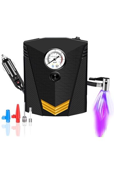 UnderShop Pompă electrică multifuncțională de 12V 100W pentru anvelope auto, ...