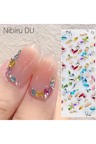 Choice أحجار الراين الملونة - 200 قطعة 300/100 قطعة من أحجار الراين الصغيرة ل...