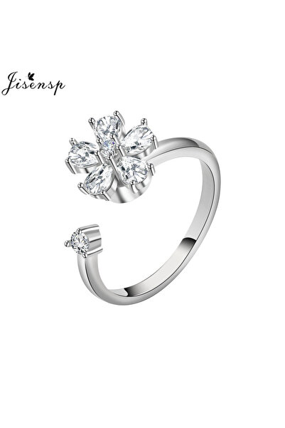 Choice خاتم قابل للتغيير مقاس ١١١ على شكل زهرة ورد بوهيمية، خواتم فيدجيت سبين...