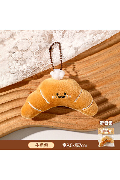 Choice خبز لطيف مقاس 6 سم، حقائب قطيفة، قلادات، سلاسل مفاتيح، إكسسوارات دمى صغيرة إبداعية للبيع بالجملة