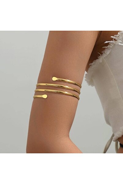 Choice أساور ذراع ذهبية متعددة الطبقات من النوع 1 - سوار من الفولاذ المقاوم ل...