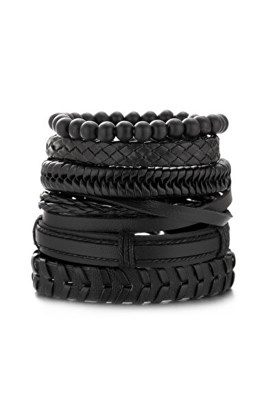 RINHOO FRIENDSHIP BR22Y0041 أساور جلدية مضفرة عتيقة للرجال مصنوعة يدويًا من خ...