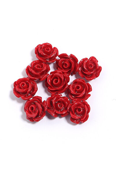 Choice56 10mm 10pcs Red 10Pcs 6 8 10 12 15mm Resin Beads Imitation Coral Flow...