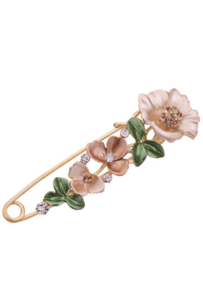 Choice دبوس توليب شمبانيا، دبوس توليب، لوحة زيتية، دبوس كبير، مضاد للتعرض، زر...