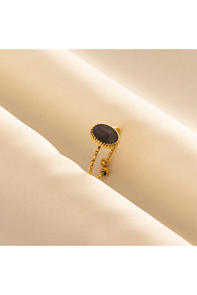 Choice J612-G-B خاتم كلاسيكي من الفولاذ المقاوم للصدأ موديل 2024، قطرات زيت س...