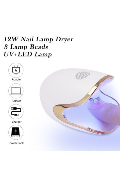 Choice مجفف أظافر بالأشعة فوق البنفسجية على شكل بيضة ديناصور بقوة 12 واط، جها...