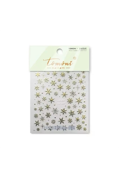 Choice 1 قطعة MS429-J 5D ليزر شتوي ندفة ثلج عيد الميلاد لامعة حجر الراين منقو...