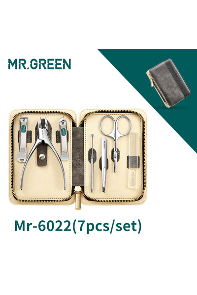 Mr Green Mr-6022 MR.GREEN Manicure Set Color Contrast sets Nail Clippers Cutter Tools Kits Stainless Steel Pe