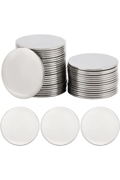 Choice AECH07-06091 1 Box 40Pcs Stainless Steel Stamping Blanks Laser Engravi...