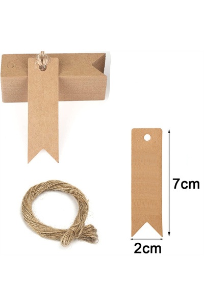 Choice 19 100 قطعة شكرًا لك على الاحتفال معنا بطاقة تعليق، ملصق مصنوع يدويًا،...