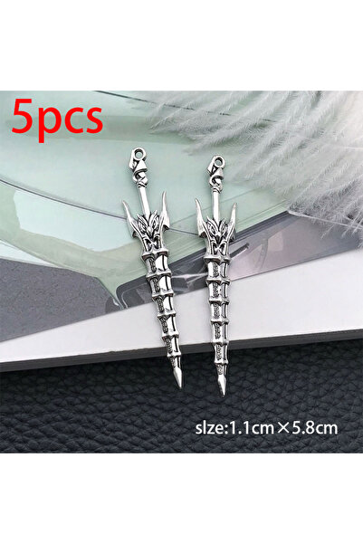 Choice ١٦١٧٧ - ٥ قطع (٥/٢٠ قطعة) من حُلي السيوف - مستلزمات صناعة المجوهرات وع...