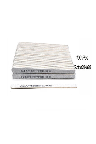Choice 100 قطعة من مبرد الأظافر الخشبي بحبيبات 100-180، 100/200 قطعة، 100/180...
