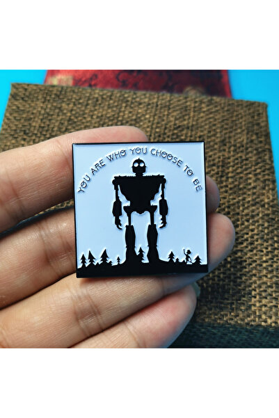 Choice أنت العملاق الحديدي الذي اخترت أن تكونه، دبابيس بروش المينا، شارة دباب...