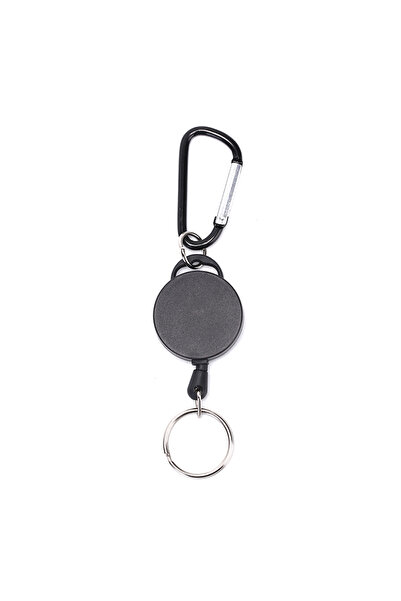 Choice حامل مفاتيح من حبل فولاذي مقاوم للصدأ قابل للتمديد، مناسب للتخييم، مزود بسلسلة مفاتيح تكتيكية للاستخدام الخارجي.