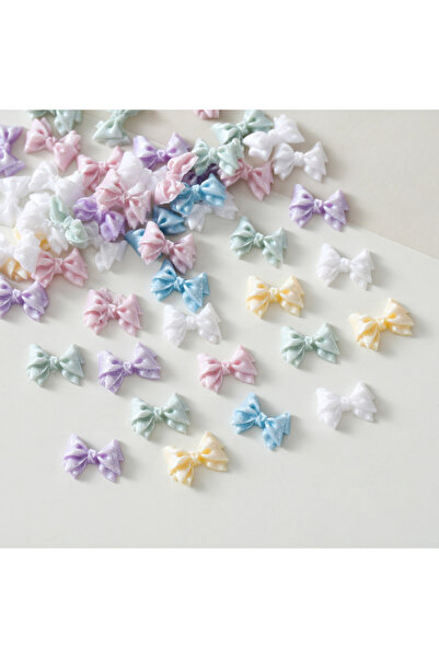 Choice 6 ألوان مختلطة 100 قطعة 3D الراتنج مسمار الفن سحر شقة مختلطة الألوان ف...