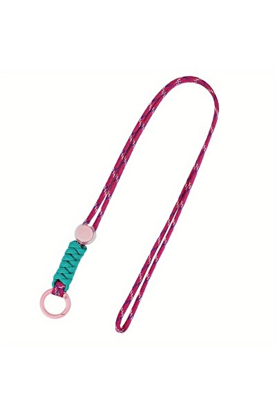 Choice Red 1pc Adjustable Heavy Duty Braided Neck Lanyard for ID Badge,Keys, ...