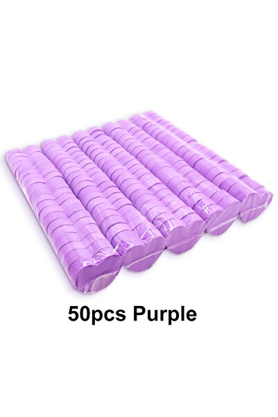 Choice 50 قطعة أرجوانية 20/50 قطعة من مبرد طلاء الأظافر على شكل قلب صغير لتلم...