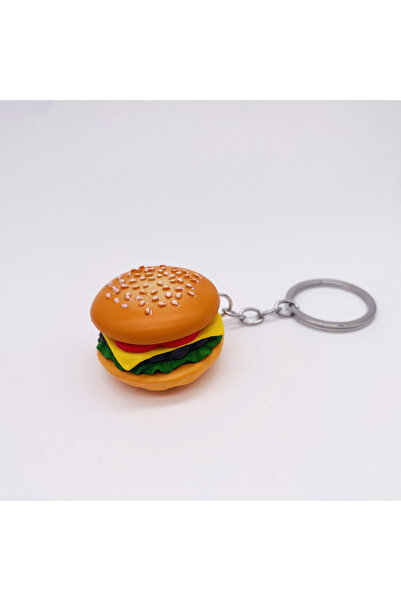 Choice 4 Simulation Hamburger Series Key Chain Handmade Accessories