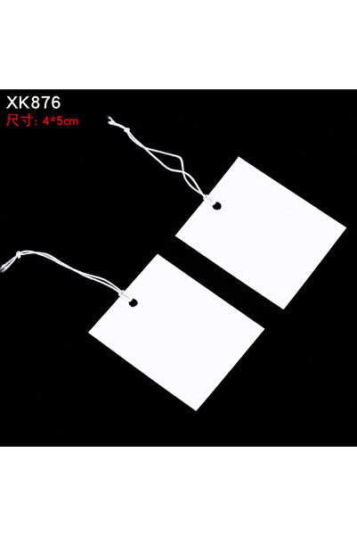 Choice 100 قطعة من بطاقات المجوهرات الصغيرة مقاس 4×5 سم، مصنوعة من جلد البقر،...