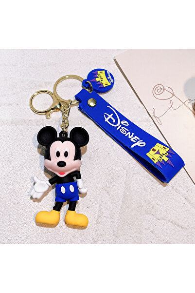 Choice 1 pc KC4341 22 Style Disney Mickey Mouse Keychain - Cute Stitch & Minn...
