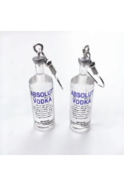 Choice أقراط متدلية على شكل زجاجة شفافة من قطعتين 2025، مجوهرات شرب مضحكة، أق...