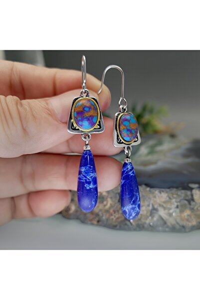 Choice E299-1 1 Pair Boho Teardrop Earrings - Colorful and Stylish Bohemian H...