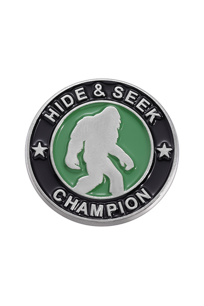 Choice دبوس مينا على شكل مشمش من مجموعة Bigfoot Believe In You، دبابيس على شك...