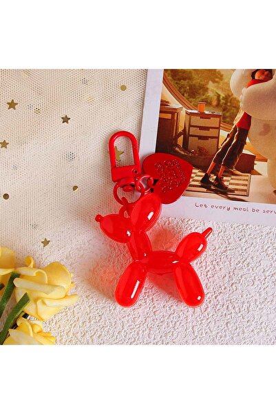 Choice 04 Cute Jelly Colored Balloon Dog Keychains For Women Y2k Bag Pendant ...