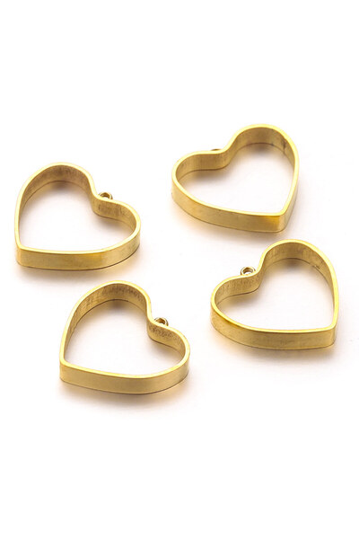 Choice 10 قطع من المعلقات ذات الإطار المجوف ذات الحواف المفتوحة المصنوعة من ا...