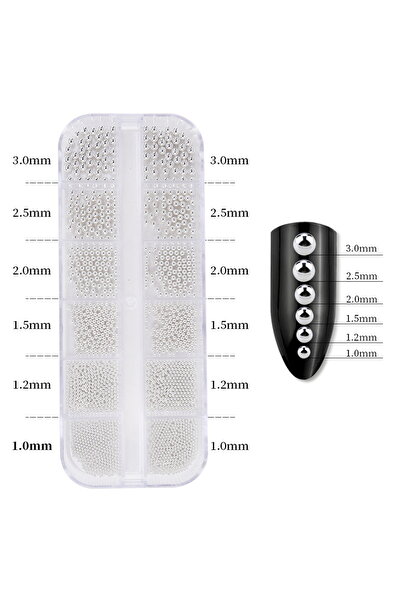 Choice F 6 شبكات مسامير أظافر بانك مسامير معدنية ذهبية / فضية / سوداء مخروط دائري سحر فن الأظافر مختلطة Si.