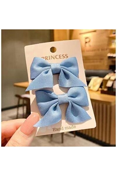 Choice 7 Blue 2 Piece Bow Hair Clip Elegant Flower Hair Clips For Kids Ladies...