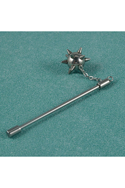 Choice Silver 1PC Surgical Steel Meteor Hammer Dangle Trident Industrial Barb...