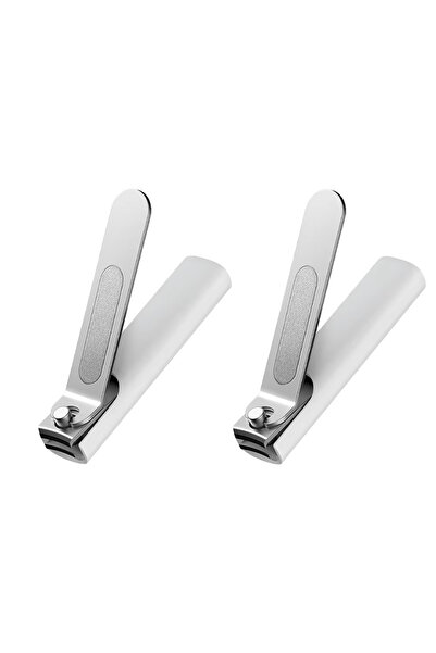 Xiaomi 2 قطعة مقص أظافر جديد من الفولاذ المقاوم للصدأ من Mijia مع غطاء مضاد للرذاذ ومقص العناية بالأظافر ...