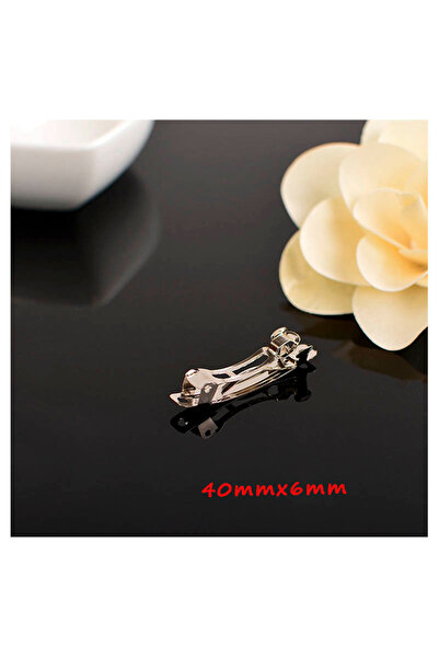 Choice 4 سم 10 قطع مشبك شعر فرنسي قاعدة شعر زنبركية فارغة دبوس شعر مشبك شعر أ...