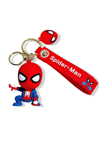 Miniso سلسلة مفاتيح Marvel Spider-Man KC4067 مقاس 6 سم - قلادة بطل Avengers ا...