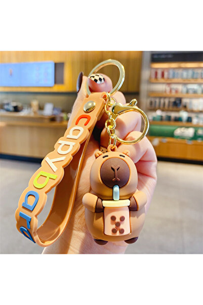 Choice KC4917 Capybara Keychain Cute Capybara Doll School bag Pendant For Car...